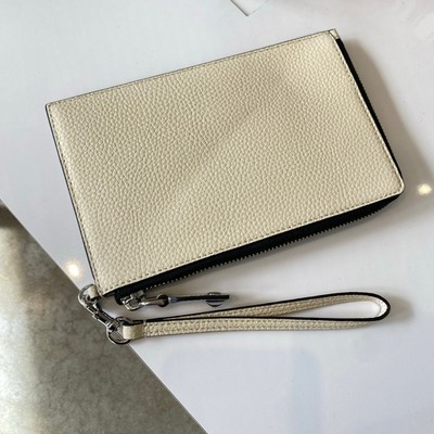 MARC JACOBS 4R3SCP028S02 Wristlet Wallet Leather Marshmallow | eBay