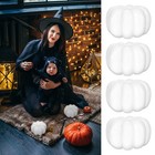 4Pcs Foam Pumpkin Props Realistic Decor for Halloween and Fall Festivals