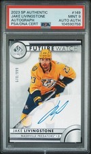 2023-24 SP Authentic #149 Jake Livingstone 678/999 Future Watch Autograph PSA 9!