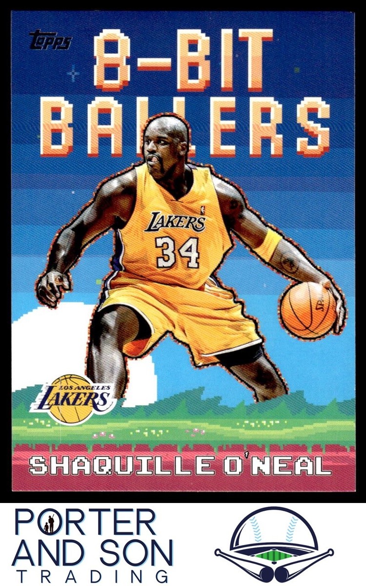 Shaquille O'Neal 8-Bit Ballers 2025-26 Topps #8B-21 LA Lakers