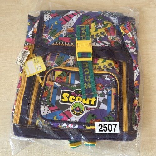 Scout Satchel 2507 Disco New NOS Original Packaging 80s Retro Vintage HTF Unused - Picture 12 of 12