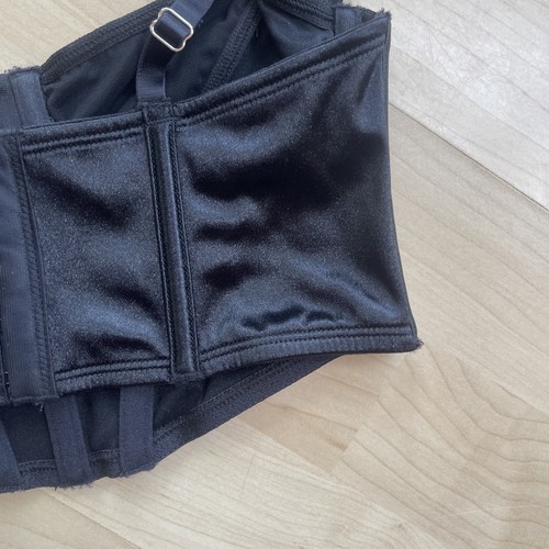 NEW La Senza Unlined Bra Top All Black Sexy Corset Bustier Sexy All Sz XS-XL - Bild 9 von 16