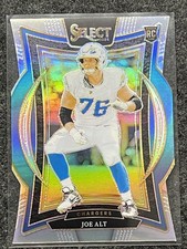2024 Panini Select #82 Joe Alt Silver Prizm Die Cut Los Angeles Chargers RC