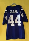 Autographed/Signed DALLAS CLARK Indianapolis Blue Football Jersey JSA COA Auto