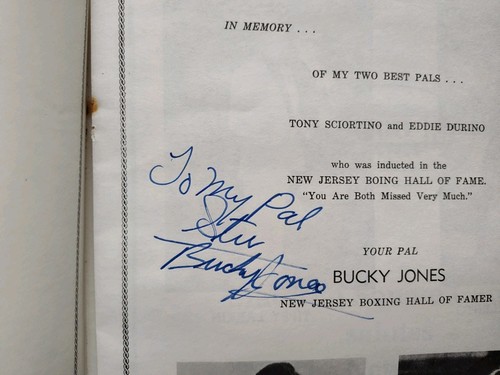 1981 Boxing New Jersey Hall of Fame Induction Dinner Program W/ 24 Autographs GC - Bild 23 von 24