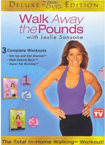 NEU Geh weg die Pfund DVD Leslie Sansone Deluxe 2er-Pack Edition 3 Workouts