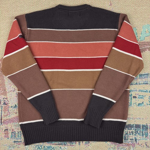 Y2K Billabong Sweater Mens Large Wool Blend Striped Crewneck Pullover Surf Skate - Picture 4 of 14