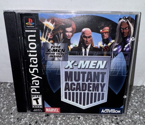 X-Men: Mutant Academy (Sony PlayStation 1 PS1, 2000) - Picture 1 of 4
