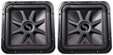 2 KICKER 45L7R122 12" 1200w L7R Car Subwoofers, Solo-Baric Subs L7R122 DVC 2-ohm