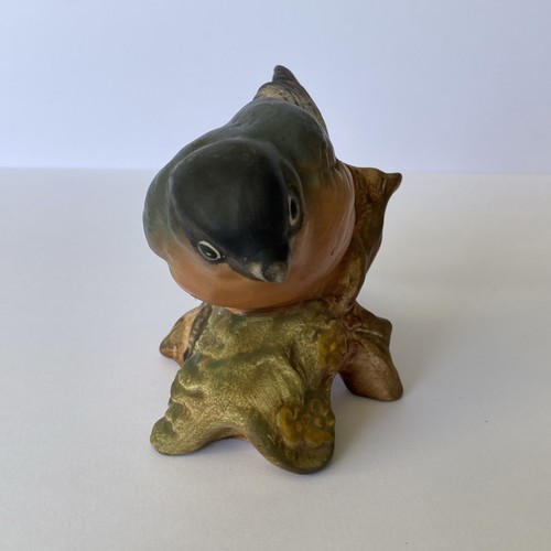 VINTAGE RETRO CUTE BESWICK BULLFINCH GARDEN BIRD ORNAMENT FIGURE 1042 ENGLAND - Picture 2 of 5