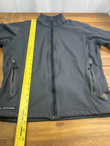 Mountain Hardware KIDS Size 12 Gore WindStopper Full Zip Fleece Jacket USA gray - Picture 8 of 9