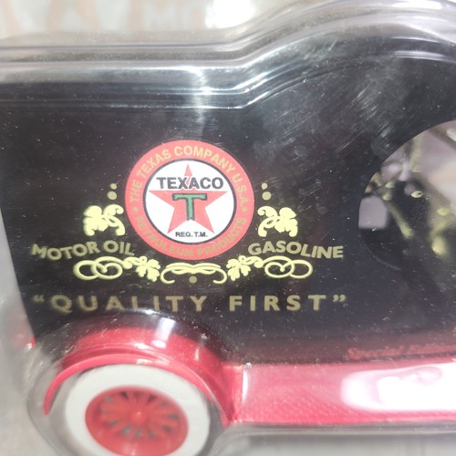 Getriebe Texaco 1912 Ford Modell T Öltanker Metall Coin Bank und Wayne Zapfsäule  - Bild 9 von 12
