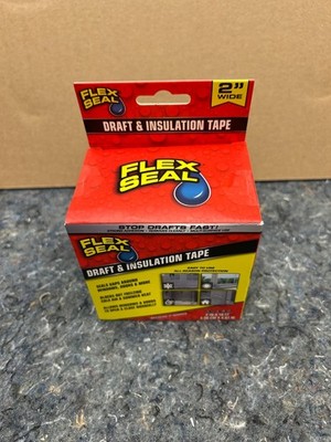 Flex Seal Draft & Insulation Sealing Tape, 2in x 16ft Clear Roll