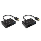 2 stücke F3 Typ-C-Schnittstelle -Reader USB3.0 Adapter-Speicherleser