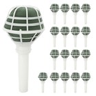 18pcs Wedding Bouquet Holder: Bridal Bouquet Handle - Plastic Flower