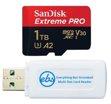 SanDisk 1TB Extreme Pro MicroSD Memory Card with Adapter Works with GoPro Her...