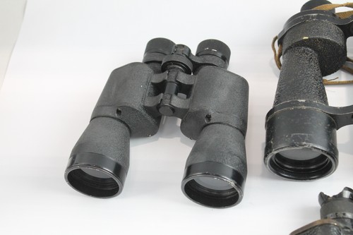 Military Binoculars Inc Carl Zeiss, Precision & Lieberman & Gortz Etc x 5 - Picture 2 of 6
