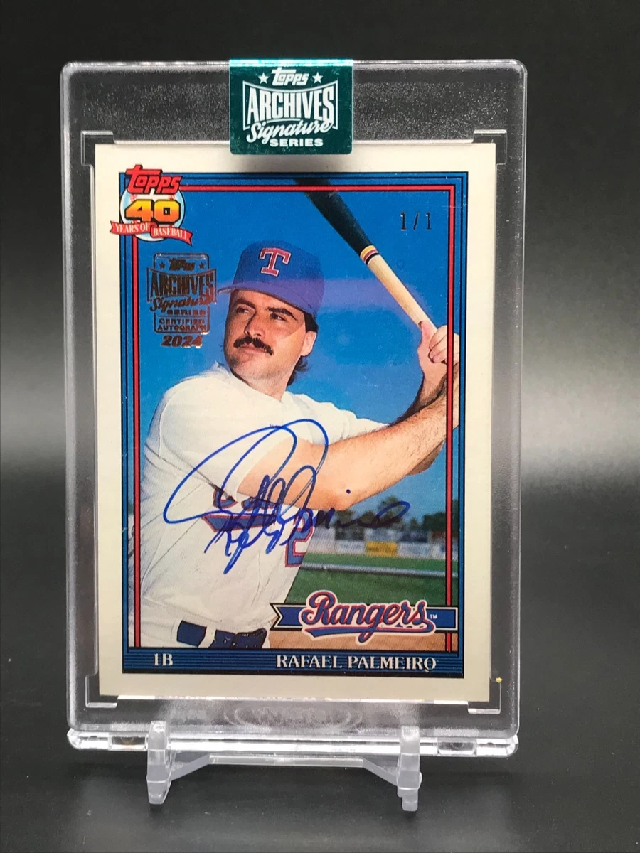 Rafael Palmeiro Baseball Serial Numbered Sports Trading Cards