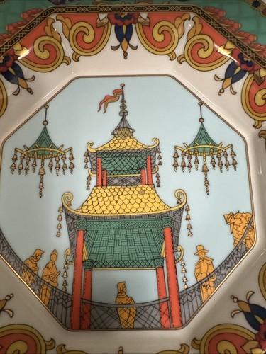 Versace Le Voyage De Marco Polo Bowl Plate 8 1/2 Inch Rosenthal Studio FREESHIP - Picture 2 of 7