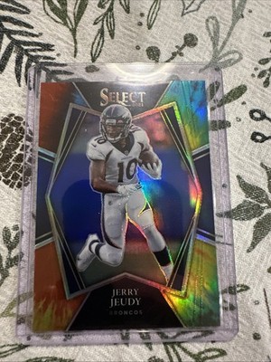 2021 Select NFL Jerry Jeudy Premier Level Prizm Tie-Dye #4/25   