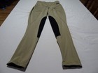 Kerrits Equestrian Riding Tights Women L tan w/ knee patches — photo 1
