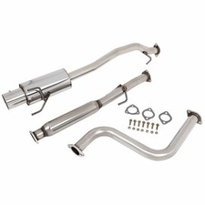 Exhaust Manifold Headers Fit For Honda 1990-1993 Accord 2.2L 2.5" Pipe + 4" Muff