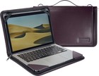 Broonel Purple Leather Laptop Case For Dynabook Portégé X30L-K 13.3" Laptop