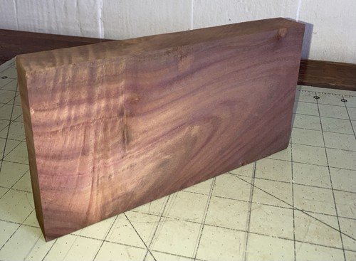 One Piece Hawaiian Milo Wood w/Comp Curl 7+" x 4" x 7/8" Wow! (#259) - Picture 4 of 7