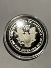 2006-W Proof Eagle Silver Dollar bullion, Capsule Is Scratched Not The Coin