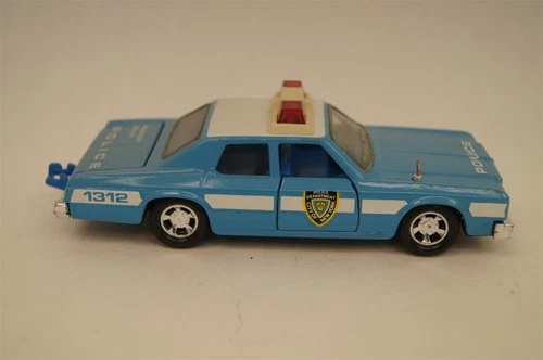 MATCHBOX LESNEY #K-28 Plymouth Gran Fury Police Car Blue 1979 ENGLAND