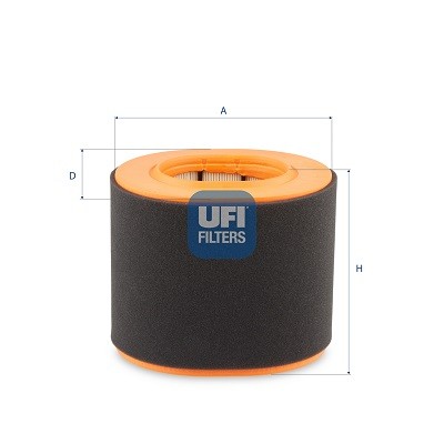 UFI Luftfilter Filtereinsatz FüR Fiat Ducato Kasten 140 Multijet 22 D 120 180-image