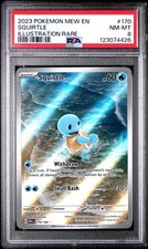 Squirtle 170/165 PSA 8 Pokemon SV: 151 Illustration Rare