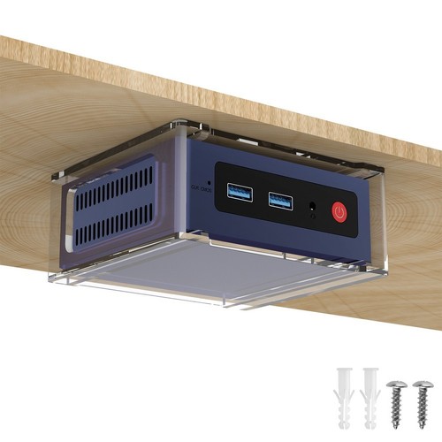 Under Desk Acrylic Stand for Beelink S12Pro Mini PC Secure and Stylish - Photo 10/14