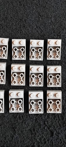 LEGO Light Grey Inverted Slope 2752 3x2 x15 Pieces Curve Roof Brick Bundle Lot - Picture 3 of 4
