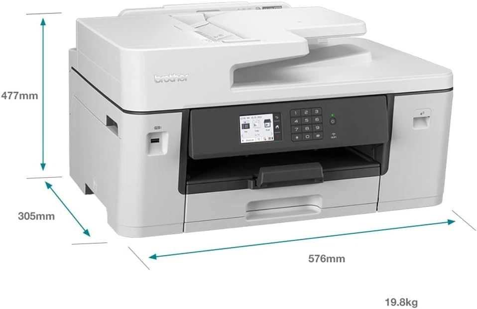 Brother MFC-J5340DWE EcoPro Ready Professional Wireless Inkjet Printer - Image 3 of 4