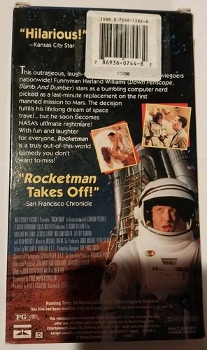 Rocketman VHS 1998 Harlan Williams Walt Disney William Sadler Blockbuster Video - Bild 2 von 9