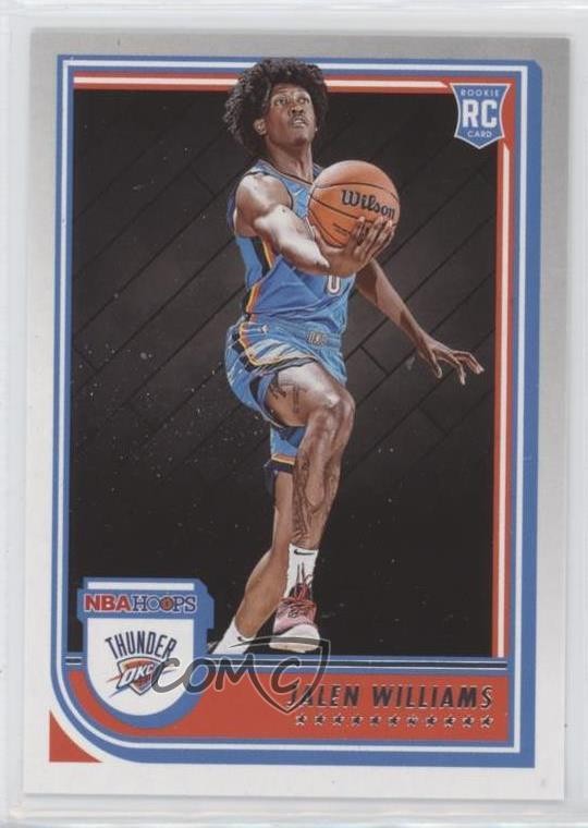 2022-23 Panini NBA Hoops Rookies Jalen Williams #242 Rookie RC
