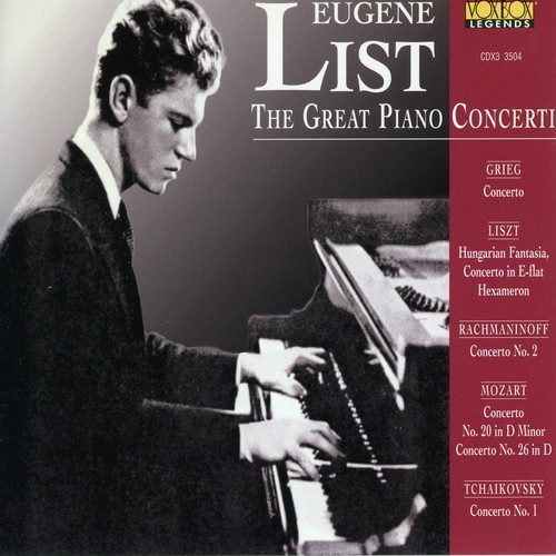 Eugene List - Great Piano Concerti [New CD] - Foto 1 di 1