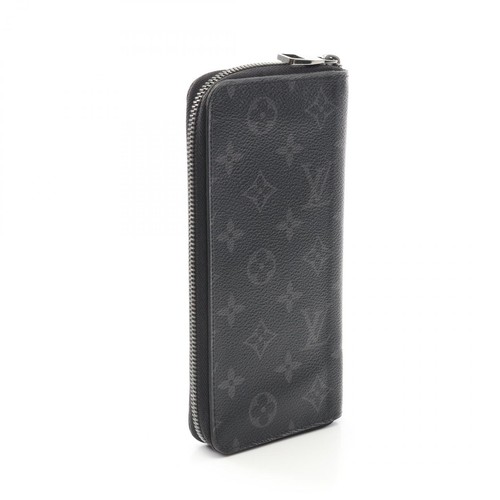 LOUIS VUITTON Zippy Wallet Vertical M62295 Monogram Eclipse Canvas Leather Black - Picture 2 of 9