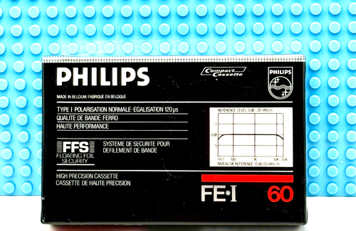 PHILIPS FE I 60 TYPE I 1985 EUROPE BLANK CASSETTE TAPE (1) (SEALED) - Picture 3 of 4