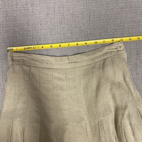 Hobbs Marilyn Anselm Vintage Linen Skirt England Cottagecore - Picture 6 of 10
