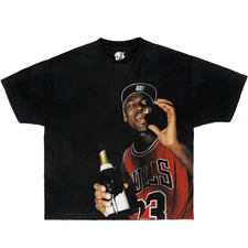 Jordan Cheers Boxy Vintage Boxy Tee Shirt oversized t-shirt streetwear y2k