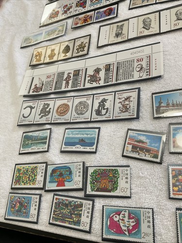 CHINA-PRC-2000-YEAR.LOT OF 6-Souvenirs SHEETS,1 POSTCARD & Lot OF 76-Stamps.MNH - Picture 5 of 18