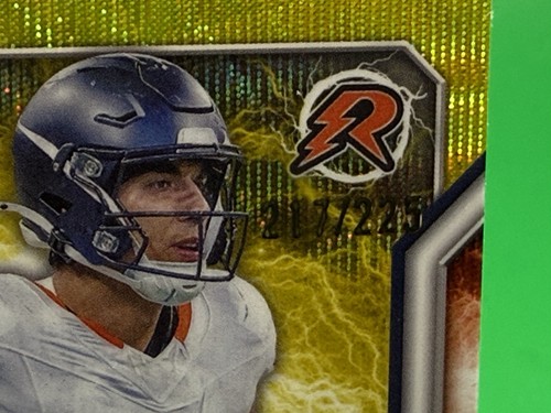 Jonah Elliss 2024 Topps Resurgence Yellow Surge 217 /225 Refractor (RC) FREE S&H - Picture 5 of 9