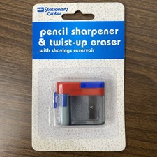 VTG Stationary Center Pencil Sharpener & Twist-up Eraser