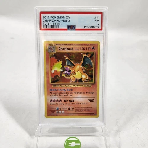 Pokémon TCG Evolutions Charizard 11/108 Holo English PSA 7