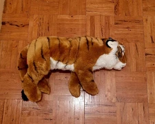 FAO Schwarz Bengal Tiger LARGE 28"  Plush stuffed animal  toy cat Toys R Us Gift