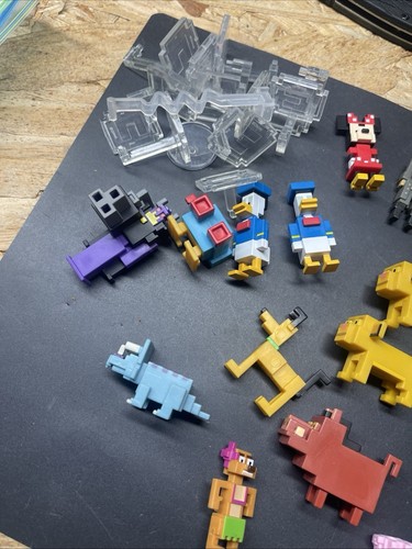 Lot Of Lego Mini Figure, Various Figures ,Disney, Minecraft Toys Some With Stand - Picture 5 of 5