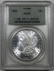 1884 Morgan Silver Dollar PCGS MS65 OGH Original Green Holder
