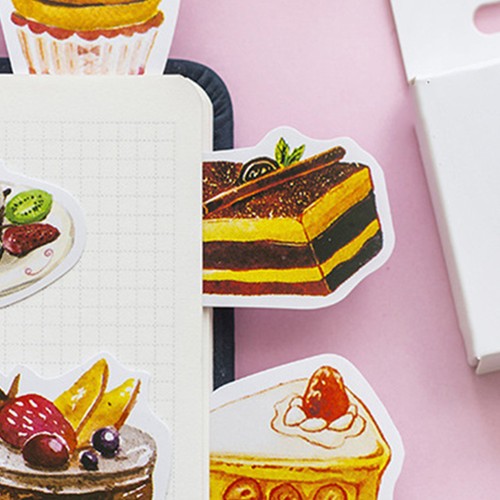 1 Set of Dessert Pattern Stickers Decorative Sealing Stickers Adhesive DIY - Picture 3 of 12